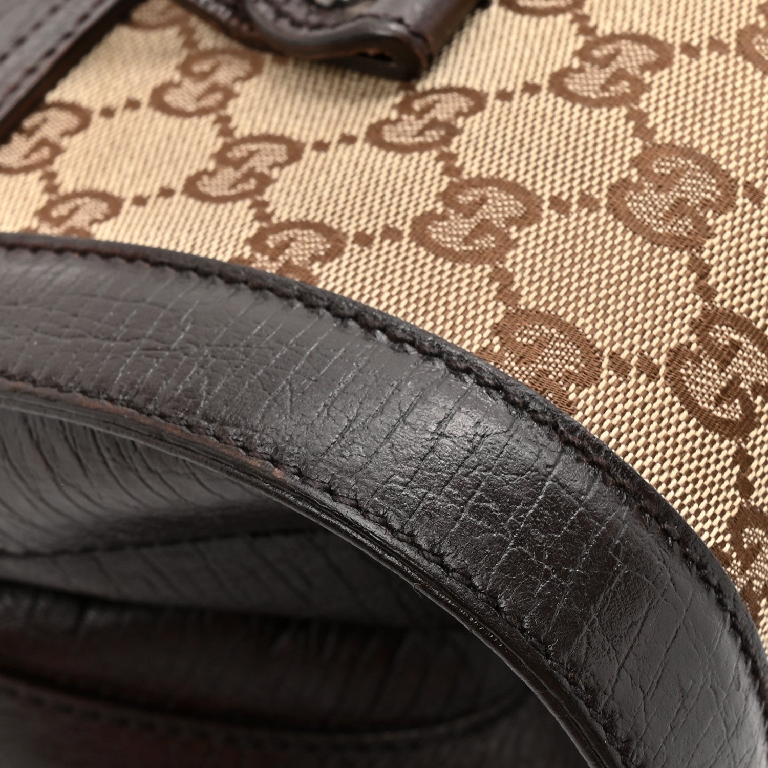 Gucci Monogram Bamboo Bullet Bag Dark Brown 12 of 13