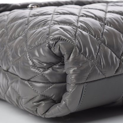Chanel Nylon Quilted Coco Cocoon Backpack Gray 8 of 9