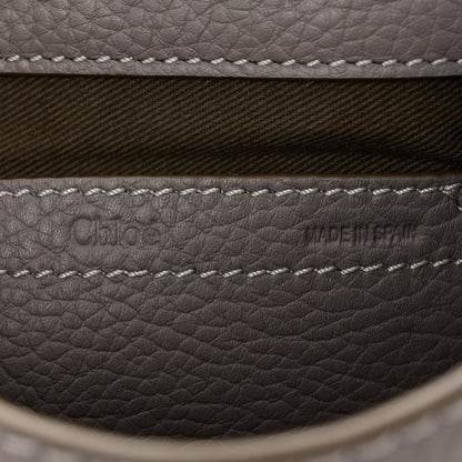 Chloe Grained Calfskin Small Marcie Saddle Bag Cashmere Grey 6 of 12