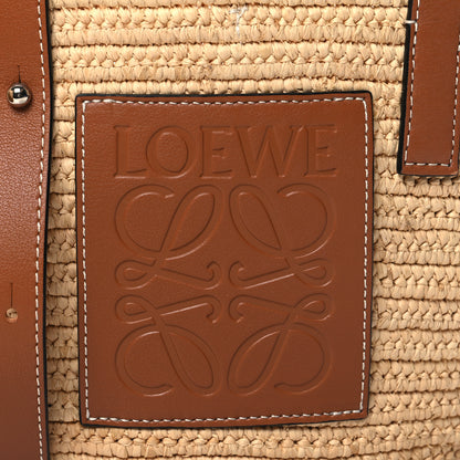 Loewe Raffia Small Elephant Basket Tote Bag Natural Tan 8 of 10