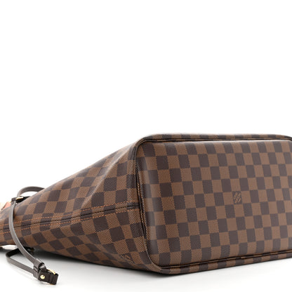 Louis Vuitton Damier Ebene Braided Neverfull MM Pink 9 of 11