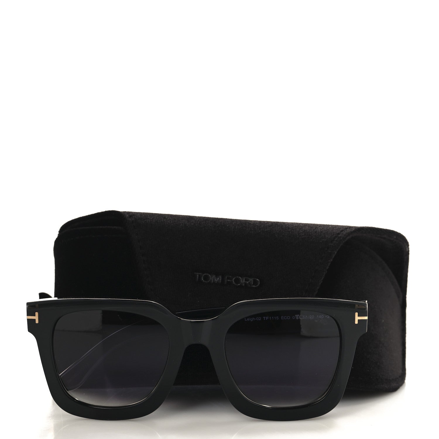 Tom Ford Acetate Leigh-02 Sunglasses TF1115 Black 7 of 7