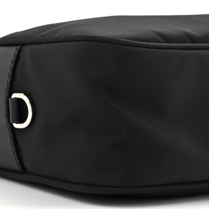 Prada Re-Nylon Vela Saffiano Pocket Double Zip Shoulder Bag Black 9 of 9