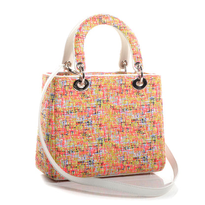 Christian Dior Lambskin Embroidered Medium Lady Dior Multicolor 3 of 7