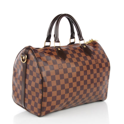 Louis Vuitton Damier Ebene Speedy Bandouliere 30 3 of 9