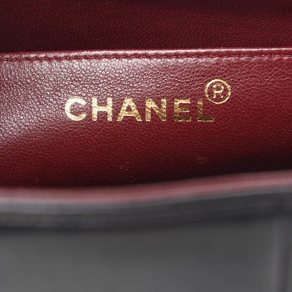 Chanel Lambskin Vertical Quilt Jumbo Single Flap Black 6 of 21