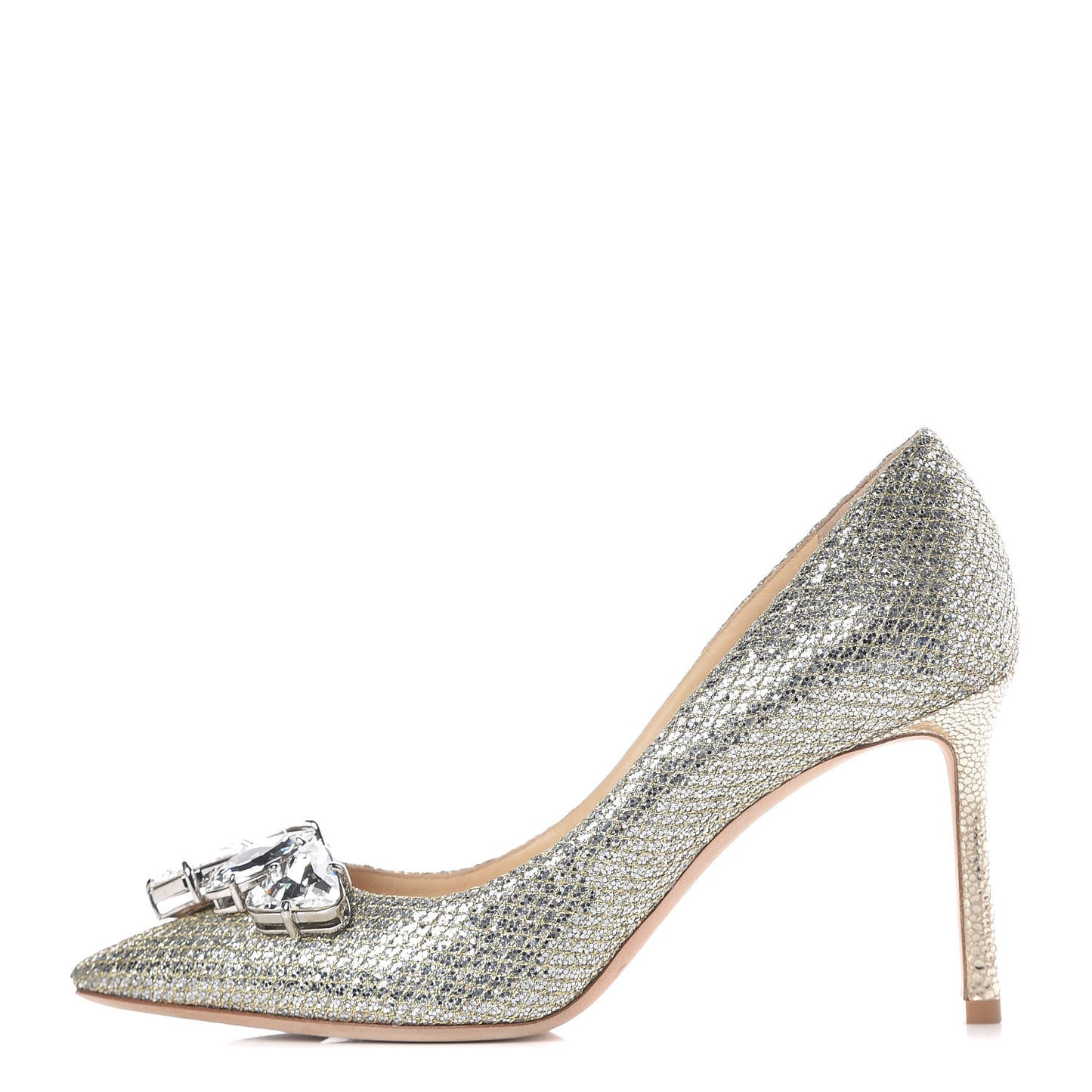 Glitter Crystal Marvel 100 Pumps 38 Champagne