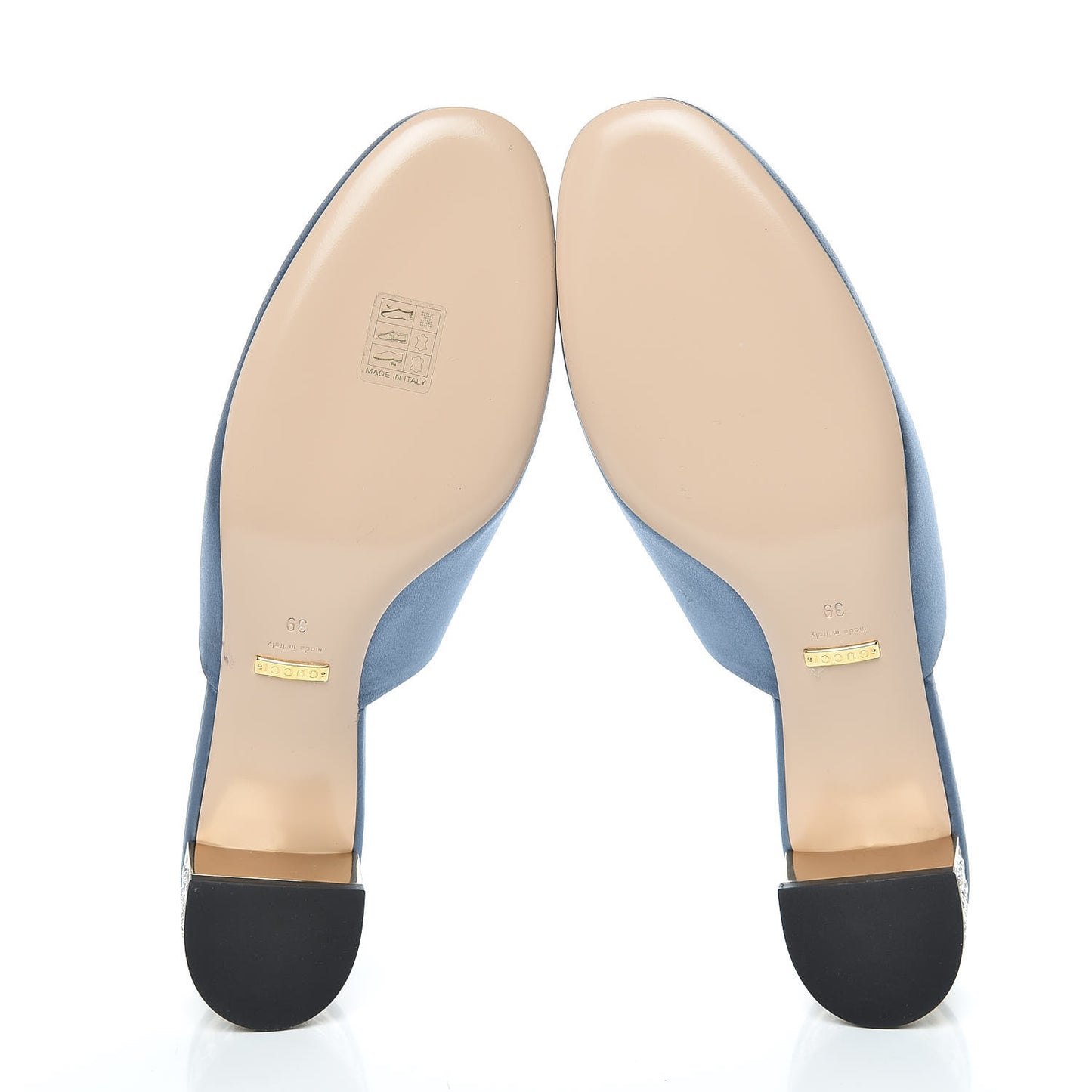 Silk Satin Crystal Embellished Bow Mules 39 Carta Zucchero