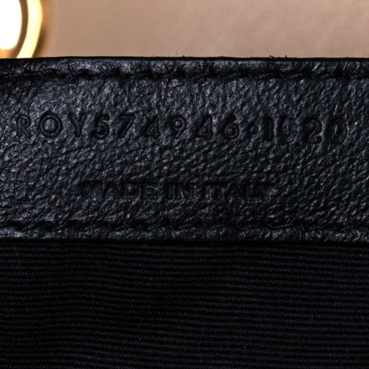 Saint Laurent Calfskin Y Quilted Monogram Medium Loulou Chain Satchel Dark Beige 8 of 15