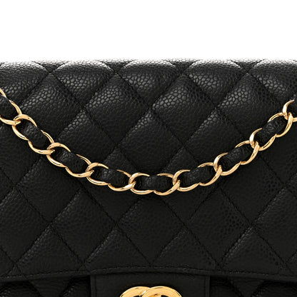 Chanel Caviar Quilted Medium Double Flap Black 7 of 16