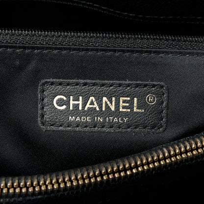 Chanel Caviar Quilted Grand Shopping Tote GST Black 6 of 11