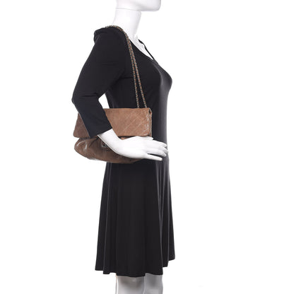 Chanel Caviar Quilted Medium Elastic Flap Brown 2 of 10