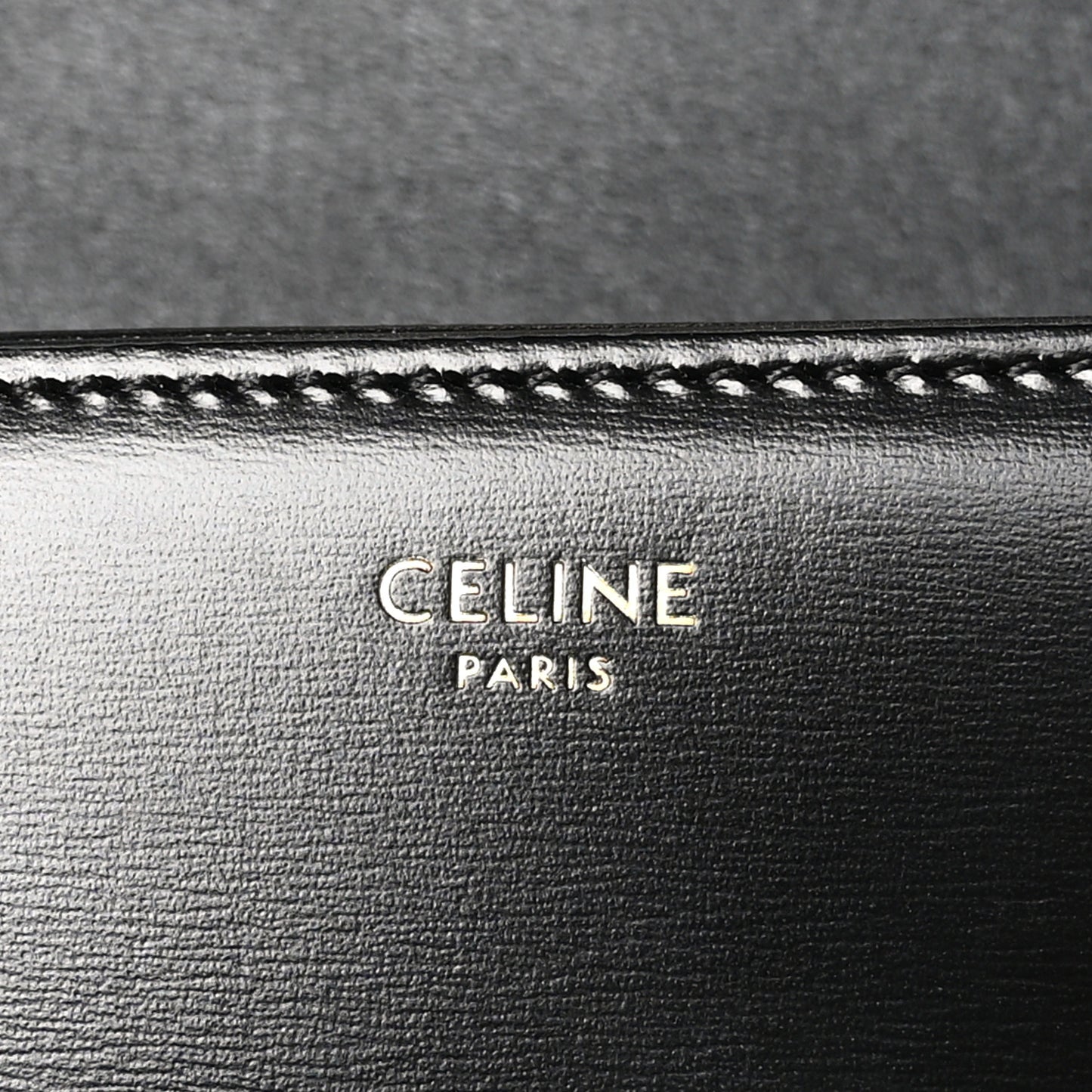 Shiny Calfskin Teen Triomphe Black
