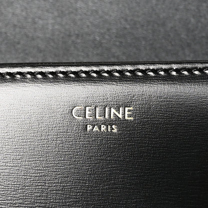 Celine Shiny Calfskin Teen Triomphe Black 6 of 9