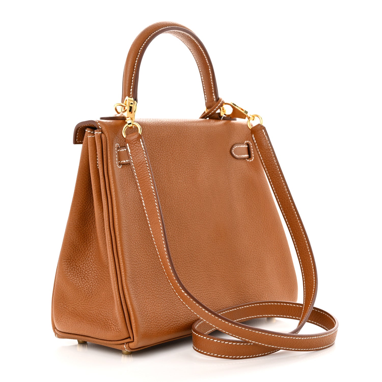 Hermes Barenia Faubourg Kelly Retourne 25 Fauve 3 of 12