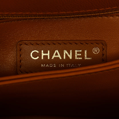 Chanel Caviar Quilted Mini Coco Handle Flap Brown 6 of 10