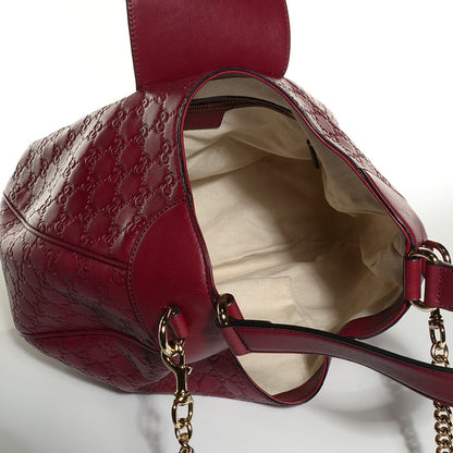 Gucci Soft Guccissima Medium Emily Hobo Classic Ruby 5 of 9