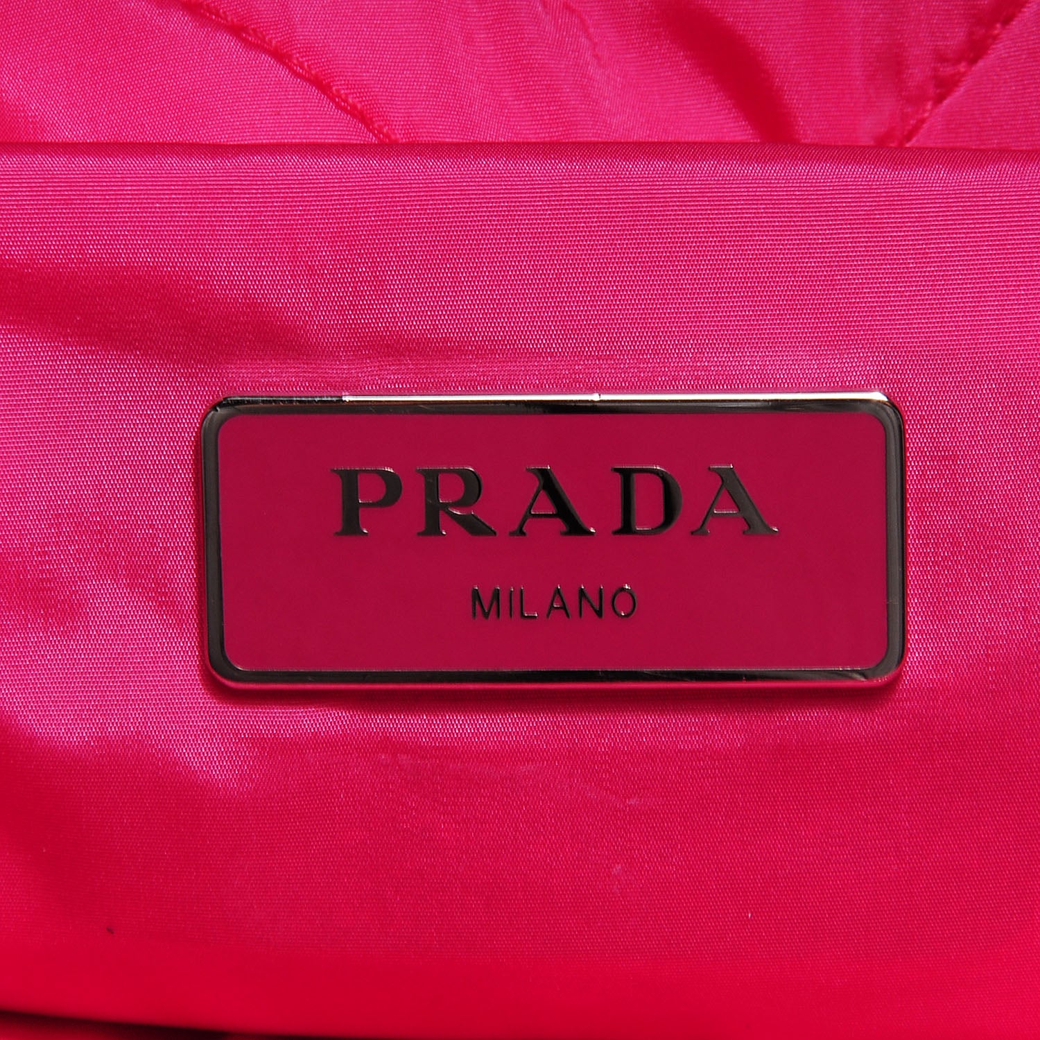 Prada Tessuto Bomber Small Tote Fuxia 6 of 9