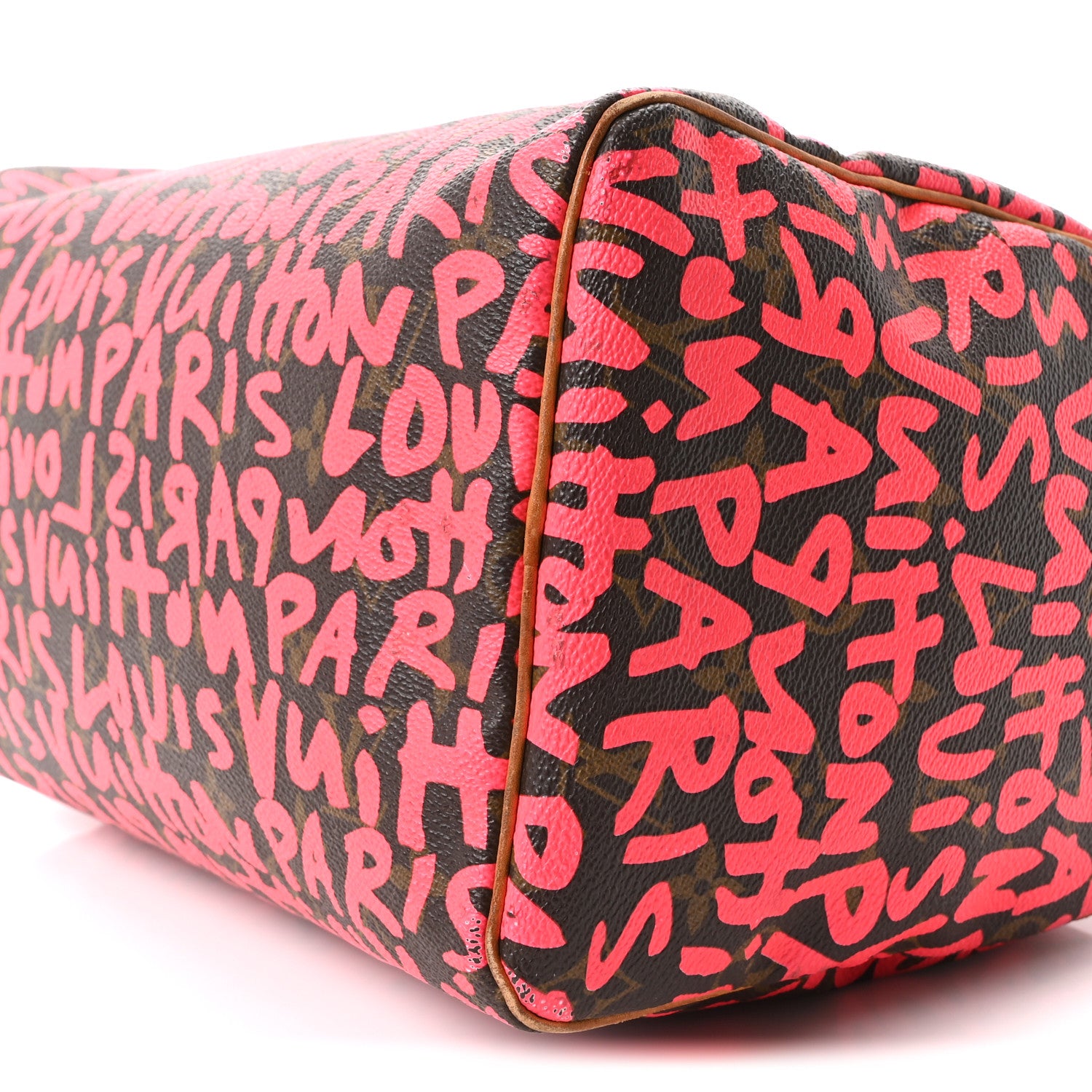 Louis Vuitton Monogram Graffiti Speedy 30 Fuchsia 9 of 9