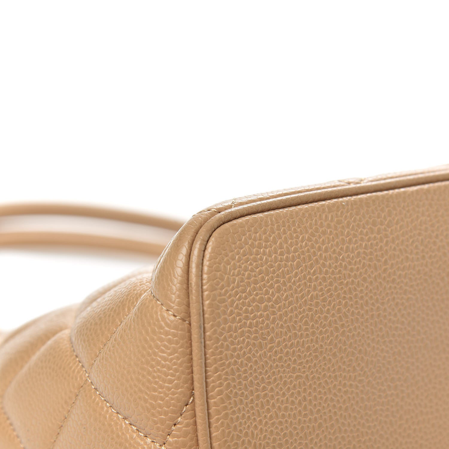 Chanel Caviar Quilted Medallion Tote Beige 10 of 12