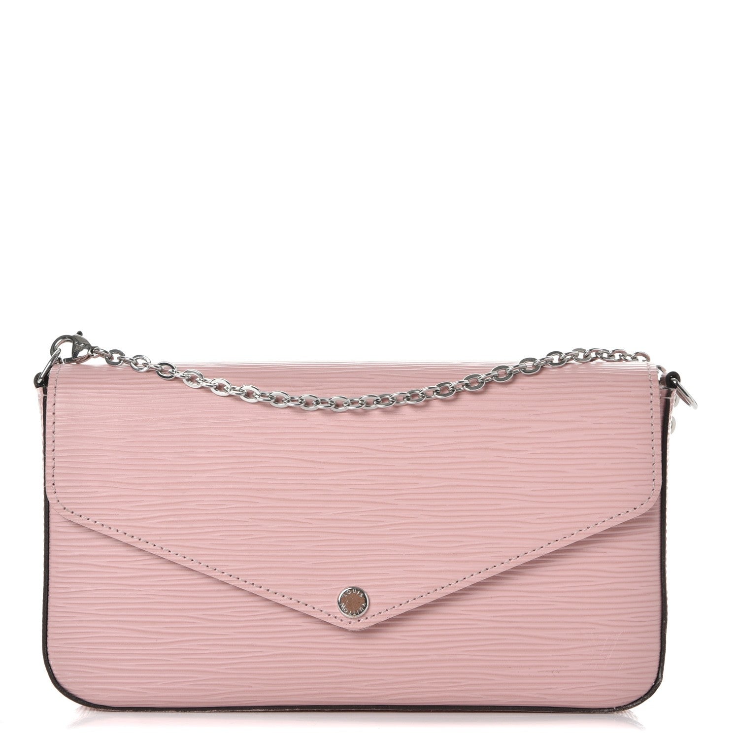 Louis Vuitton Epi Pochette Felicie Rose Ballerine 1 of 11