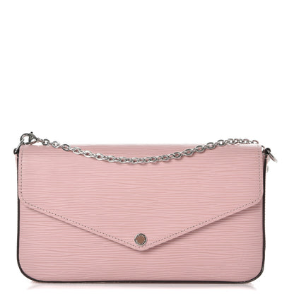 Louis Vuitton Epi Pochette Felicie Rose Ballerine 1 of 11
