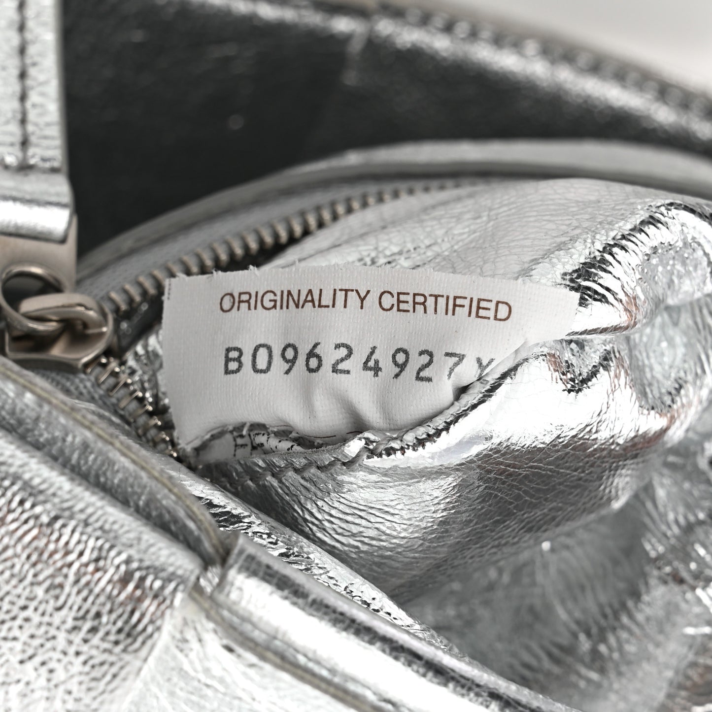 Metallic Lambskin Maxi Intrecciato Cassette Crossbody Bag Silver