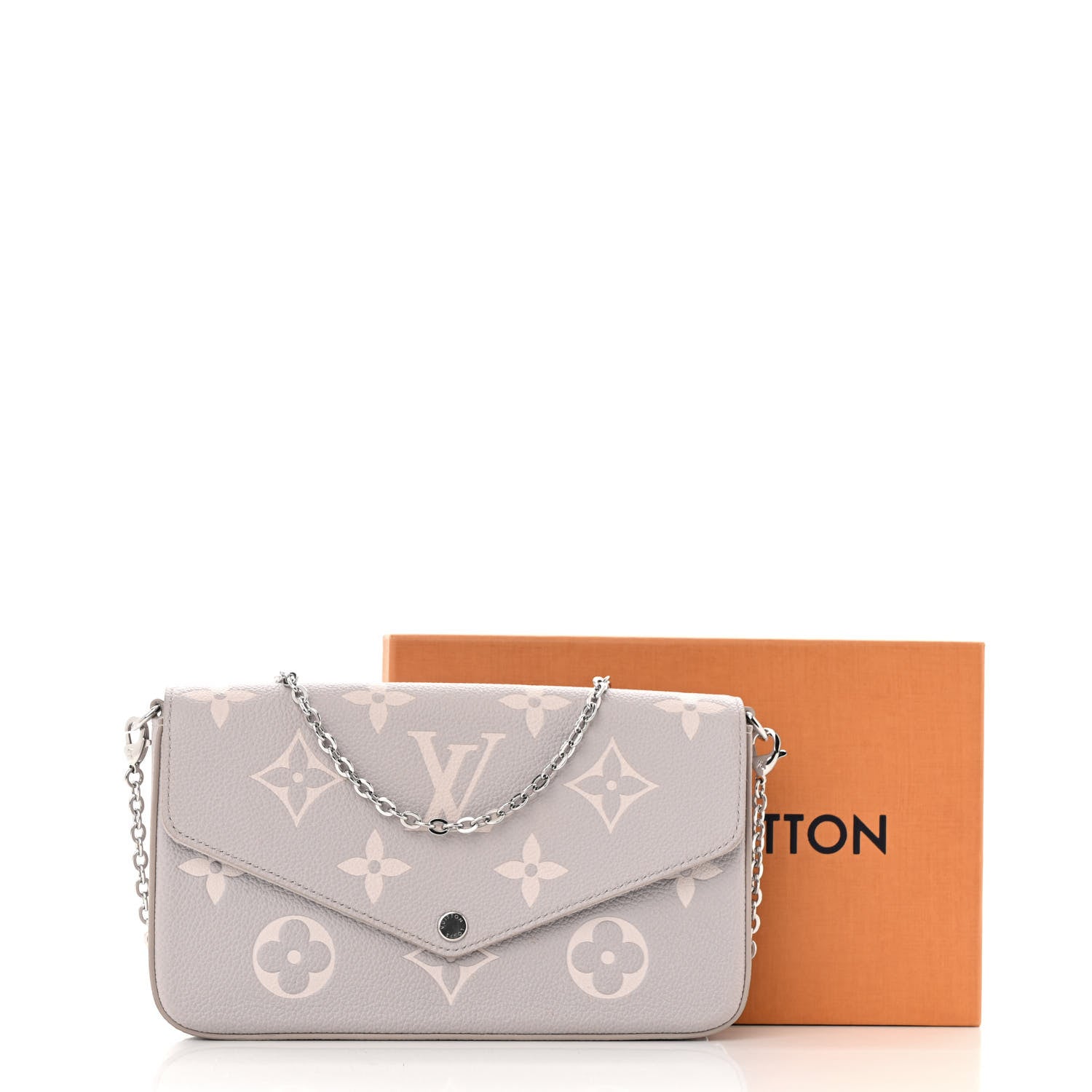 Louis Vuitton Empreinte Monogram Giant Felicie Pochette Brume Quartz 12 of 12