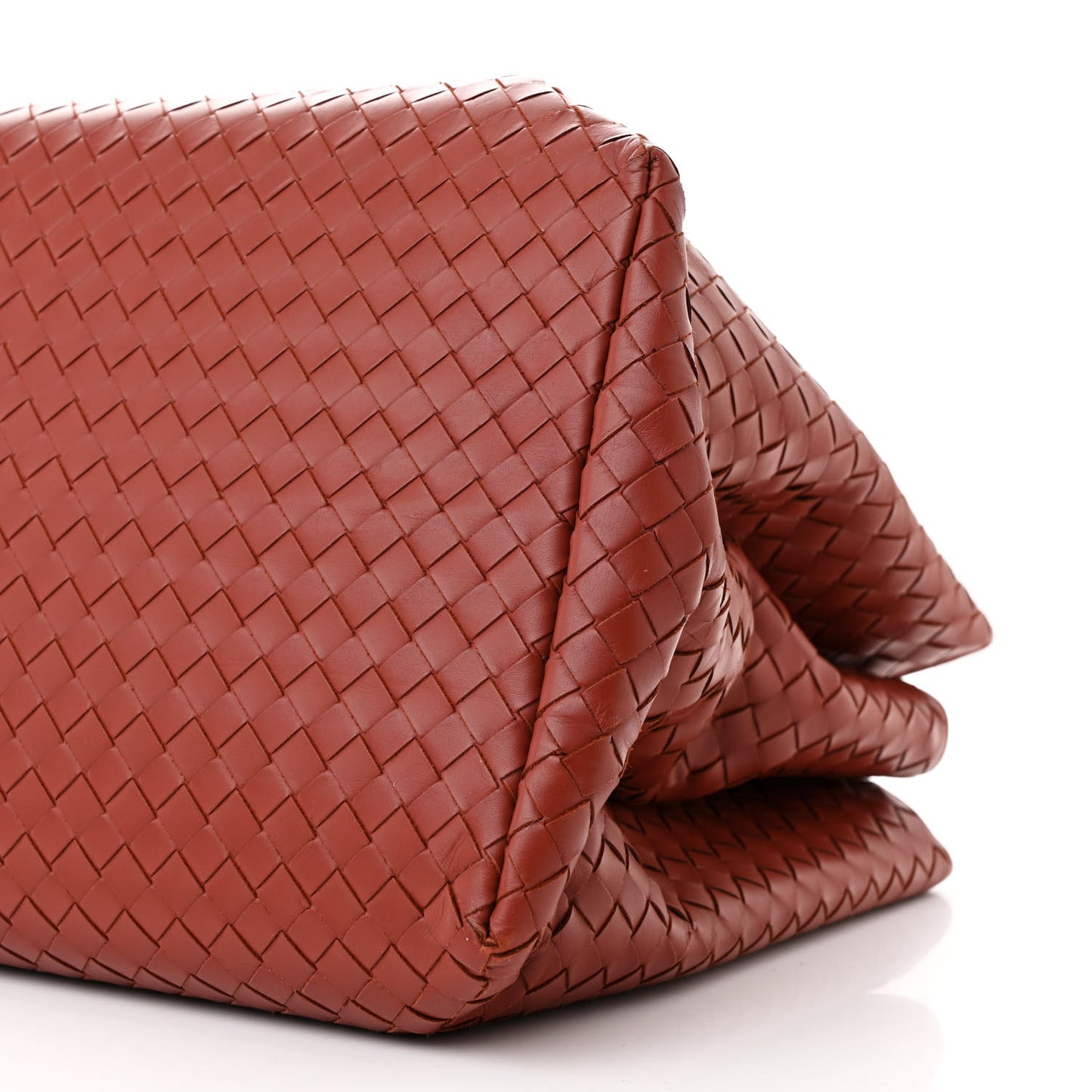 Nappa Intrecciato Medium Roma Tote Brique