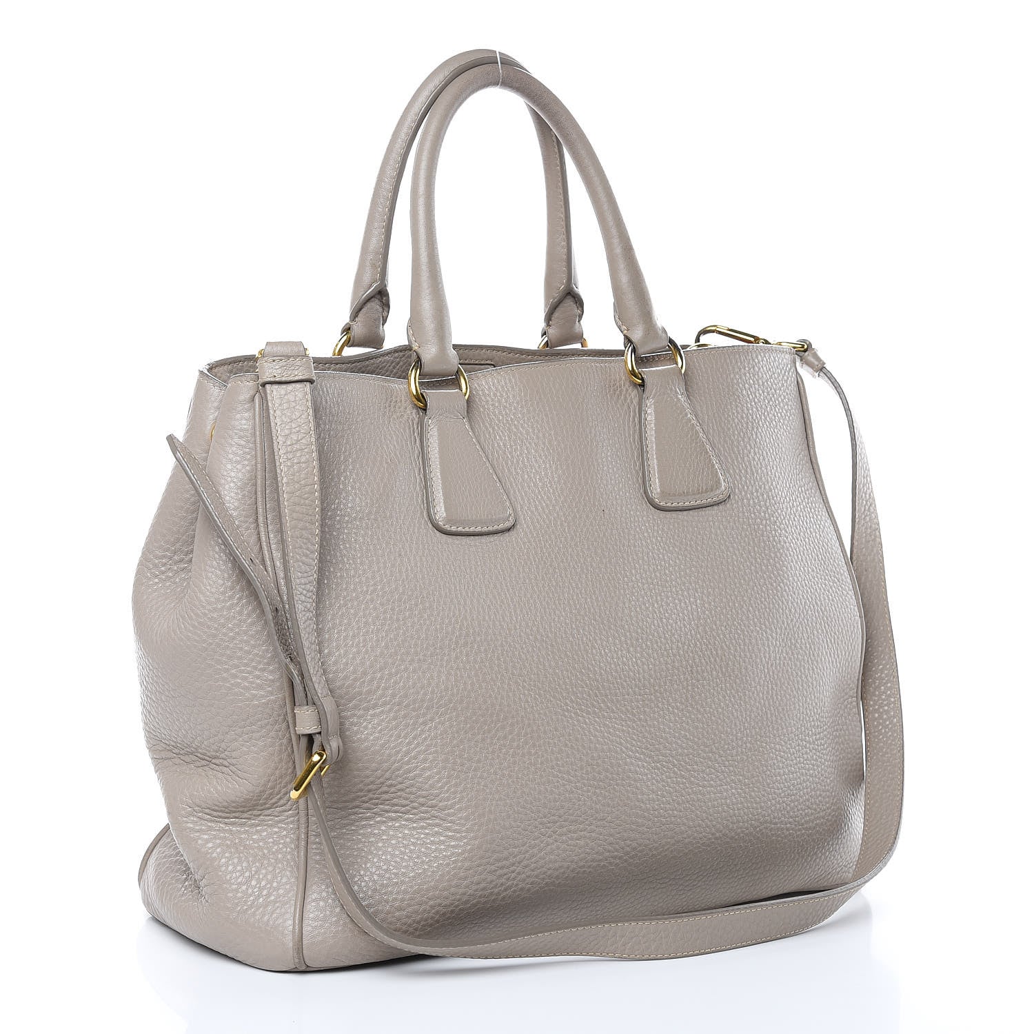 Prada Vitello Daino Tote Argilla 3 of 22