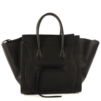 Celine Supple Calfskin Medium Phantom Luggage Black 1 of 9