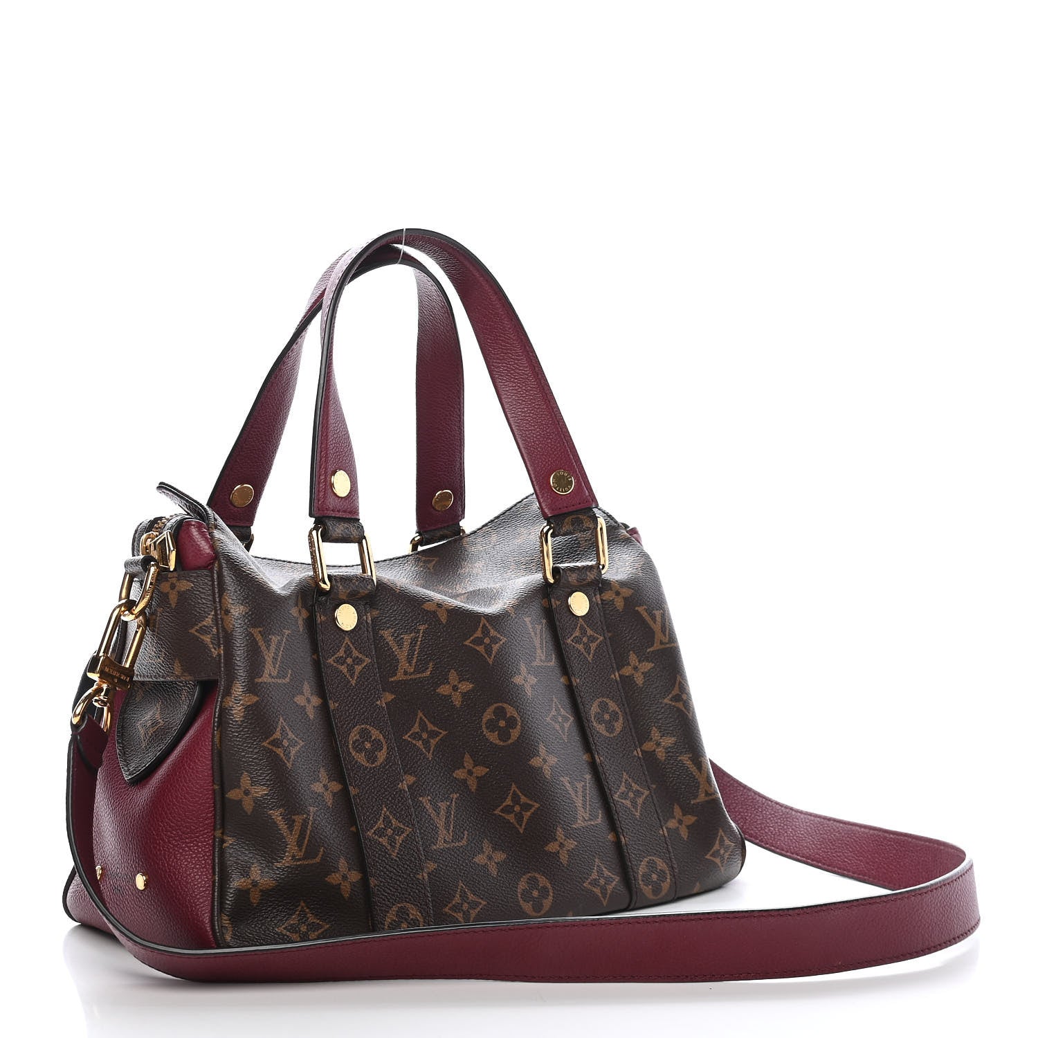 Louis Vuitton Monogram Manhattan NM Raisin 3 of 9
