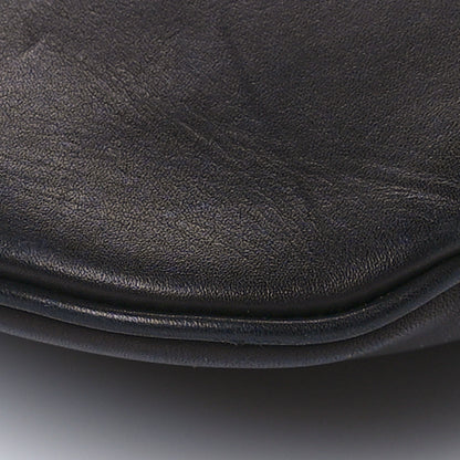Saint Laurent Calfskin Medium Paris VII Flat Hobo Black 7 of 8