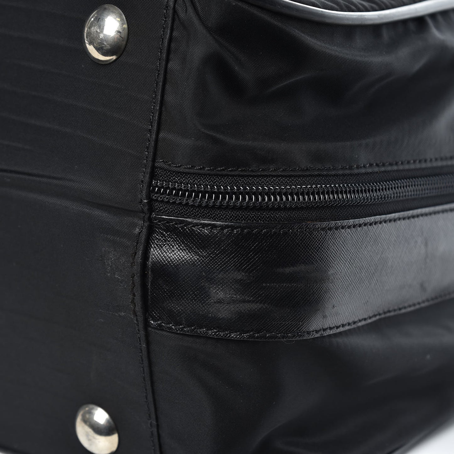 Tessuto Nylon Saffiano Luggage Black