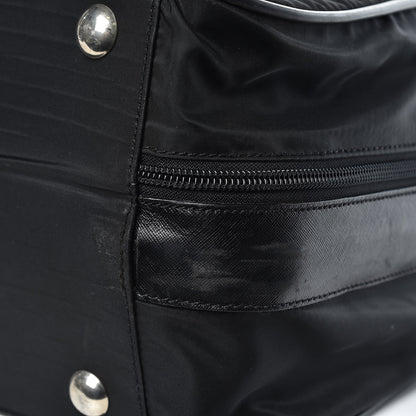 Prada Tessuto Nylon Saffiano Luggage Black 15 of 19