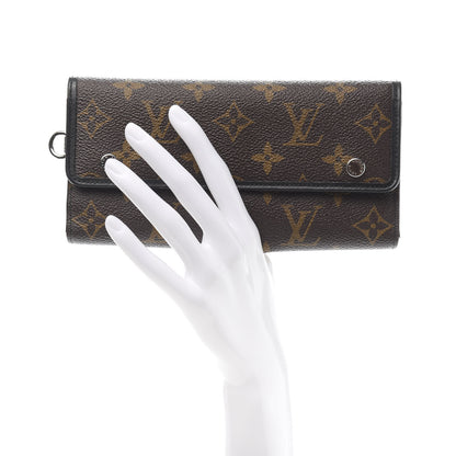 Louis Vuitton Monogram Macassar Long Wallet 2 of 10
