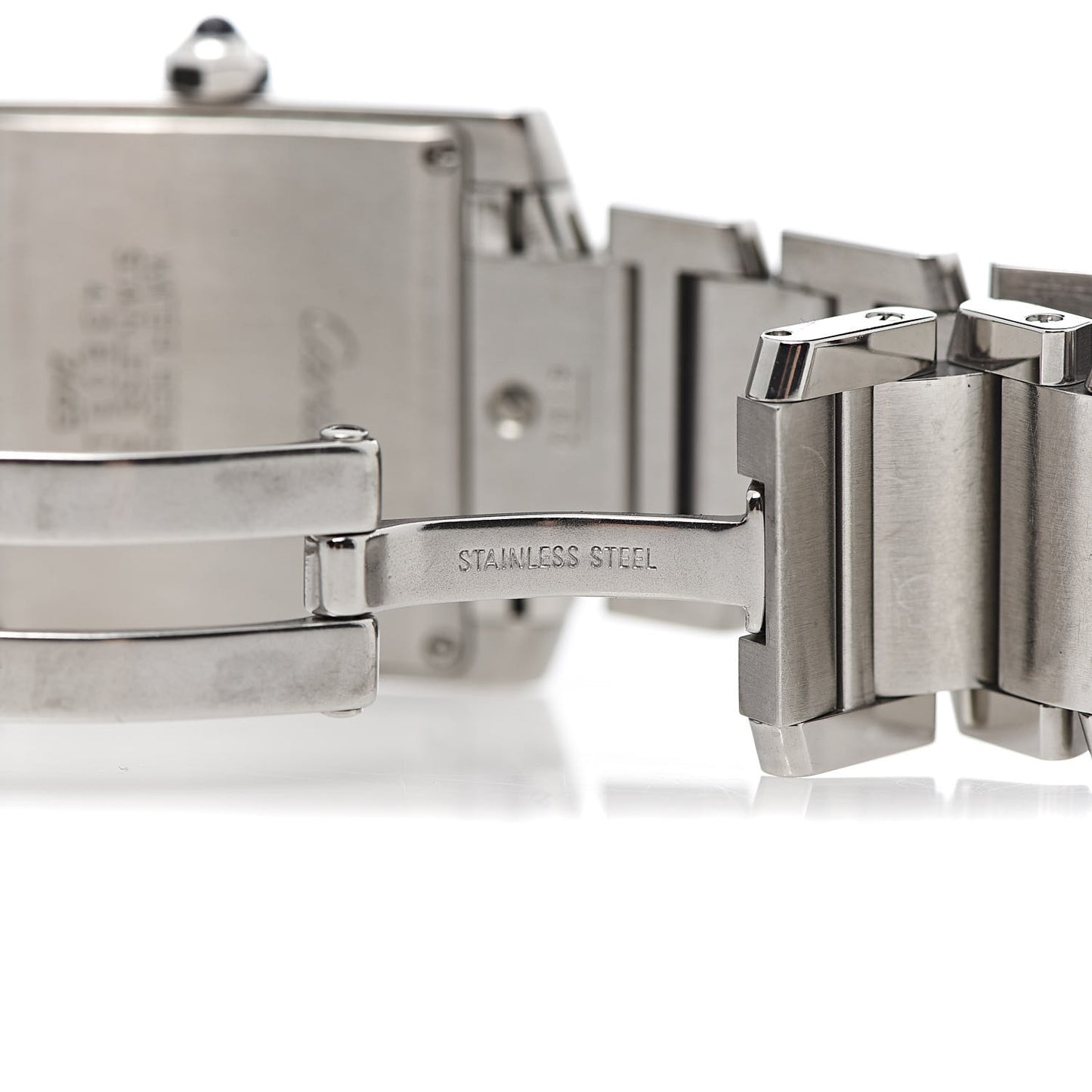 Stainless Steel 25mm Tank Francaise Quartz Watch
