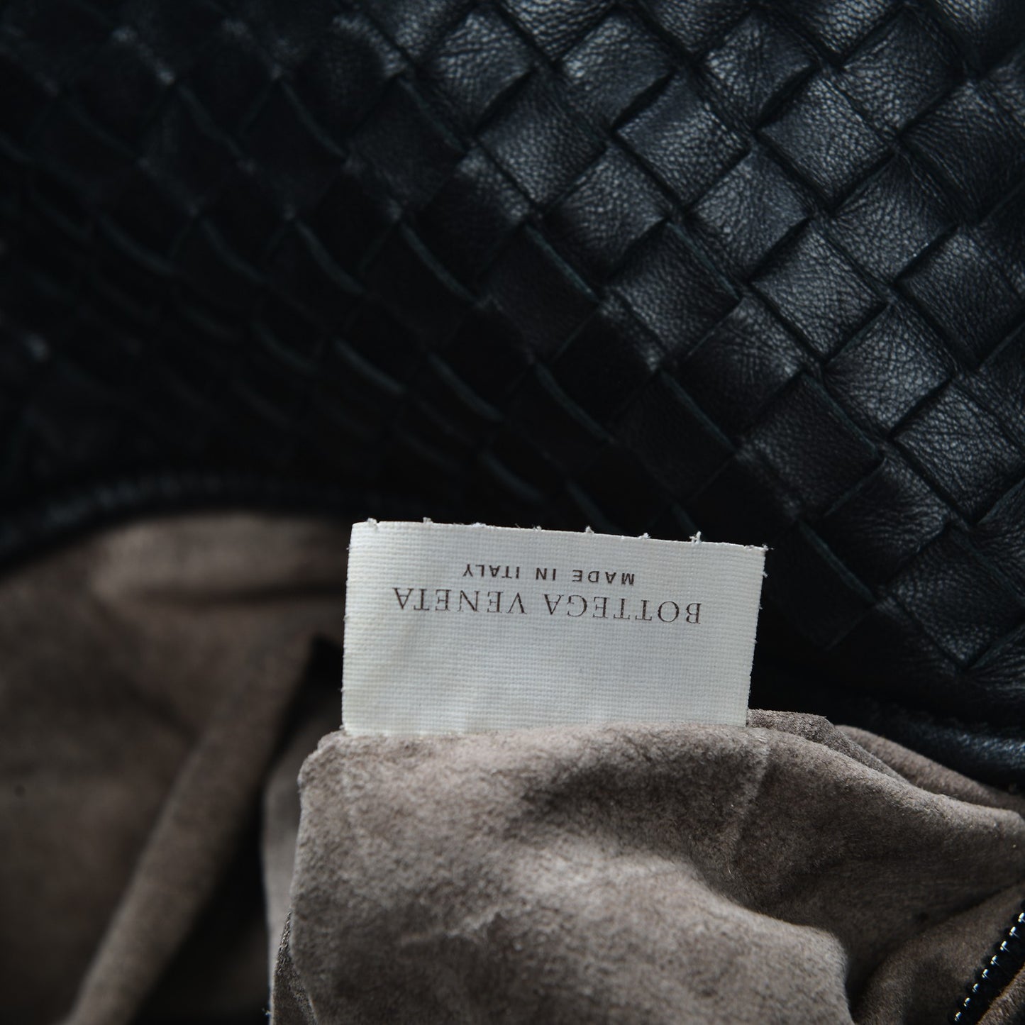 Nappa Intrecciato Large Seamless Tote Nero Black