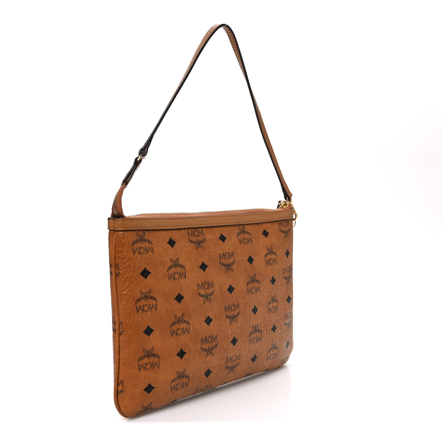 Visetos Liz Shopper Tote Pouch Cognac