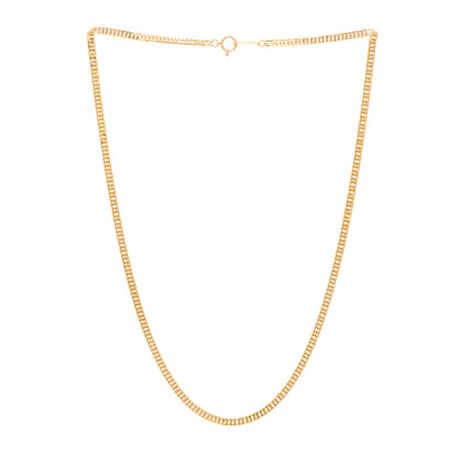 Parker & West by FASHIONPHILE 18K Yellow Gold Curb Chain Necklace 15.75" 3 of 5