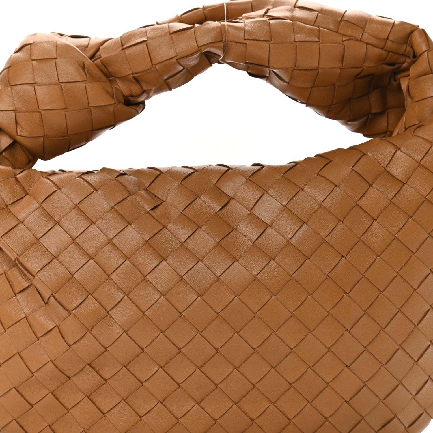 Bottega Veneta Nappa Intrecciato Teen Jodie Hobo Caramel 6 of 8