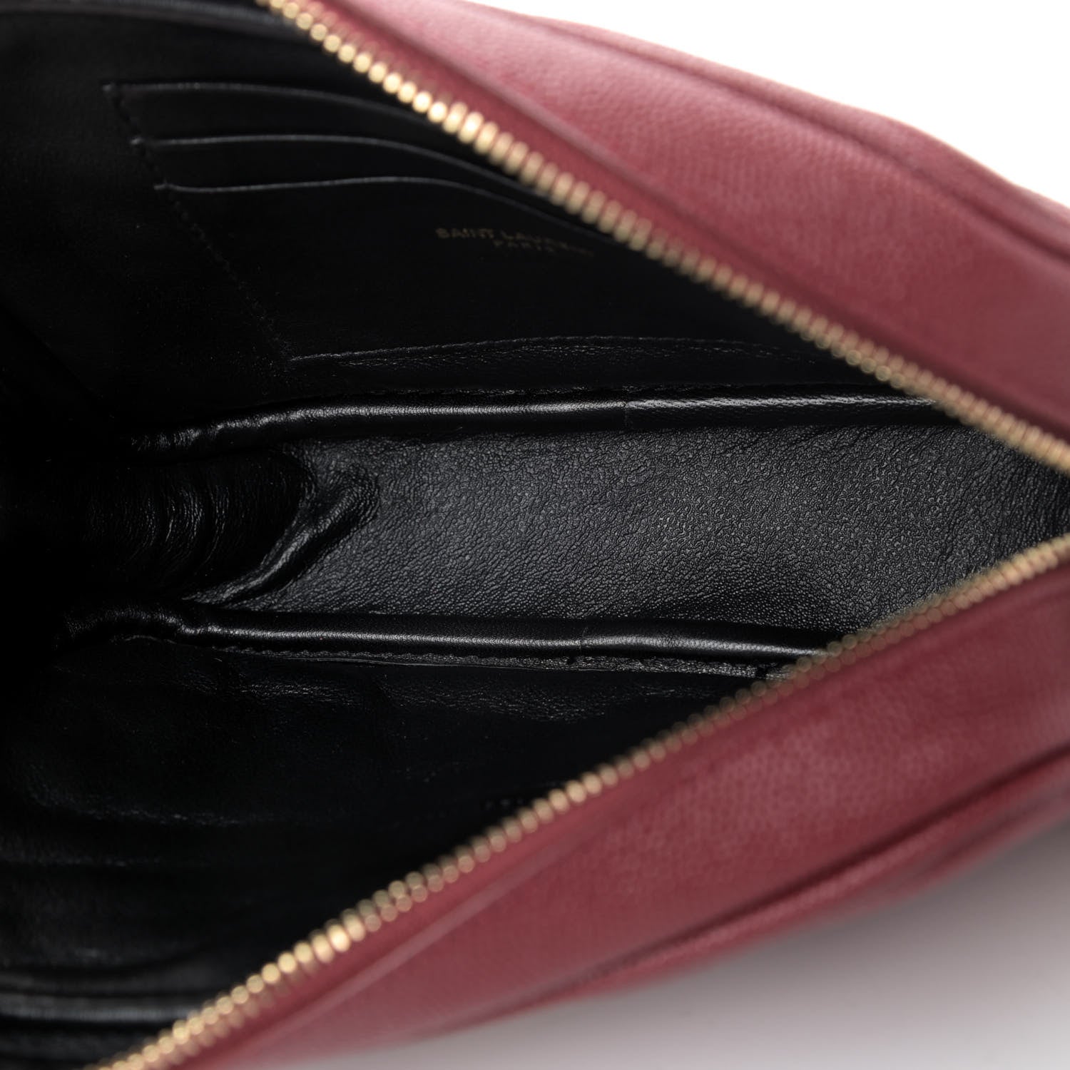 Saint Laurent Grain De Poudre Matelasse Monogram Mini Lou Camera Bag Opyum Red 4 of 4