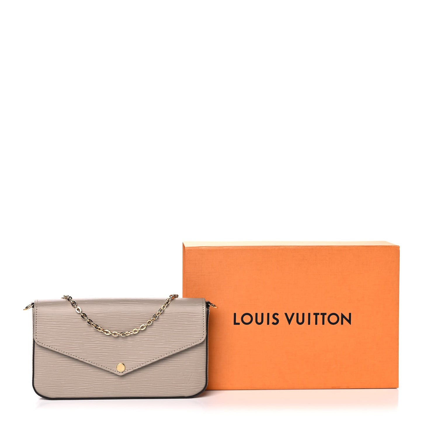 Epi Felicie Pochette Chain Wallet Galet