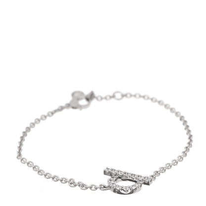 Hermes 18K White Gold Diamond Finesse Bracelet ST 1 of 6