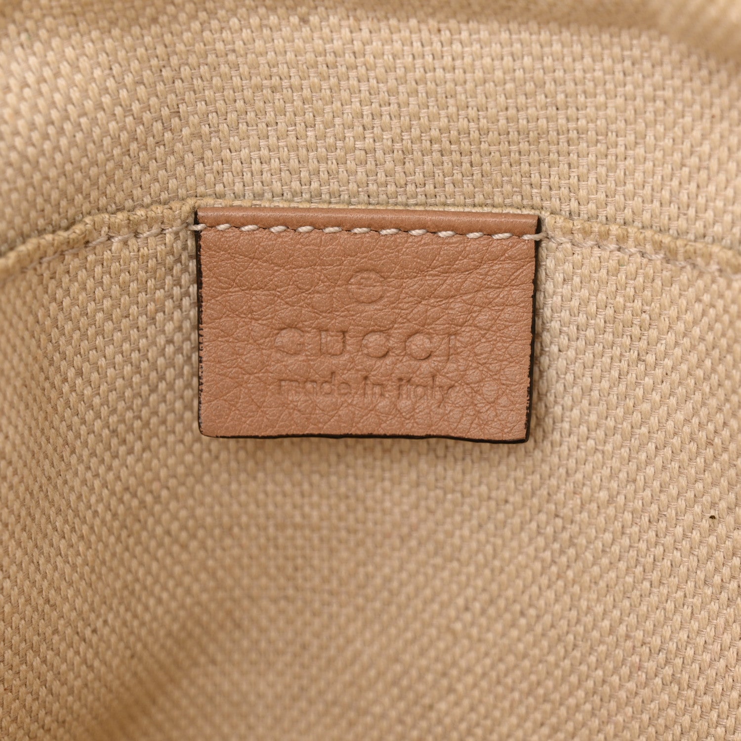 Gucci Pebbled Calfskin Small Soho Disco Bag Camelia 6 of 19