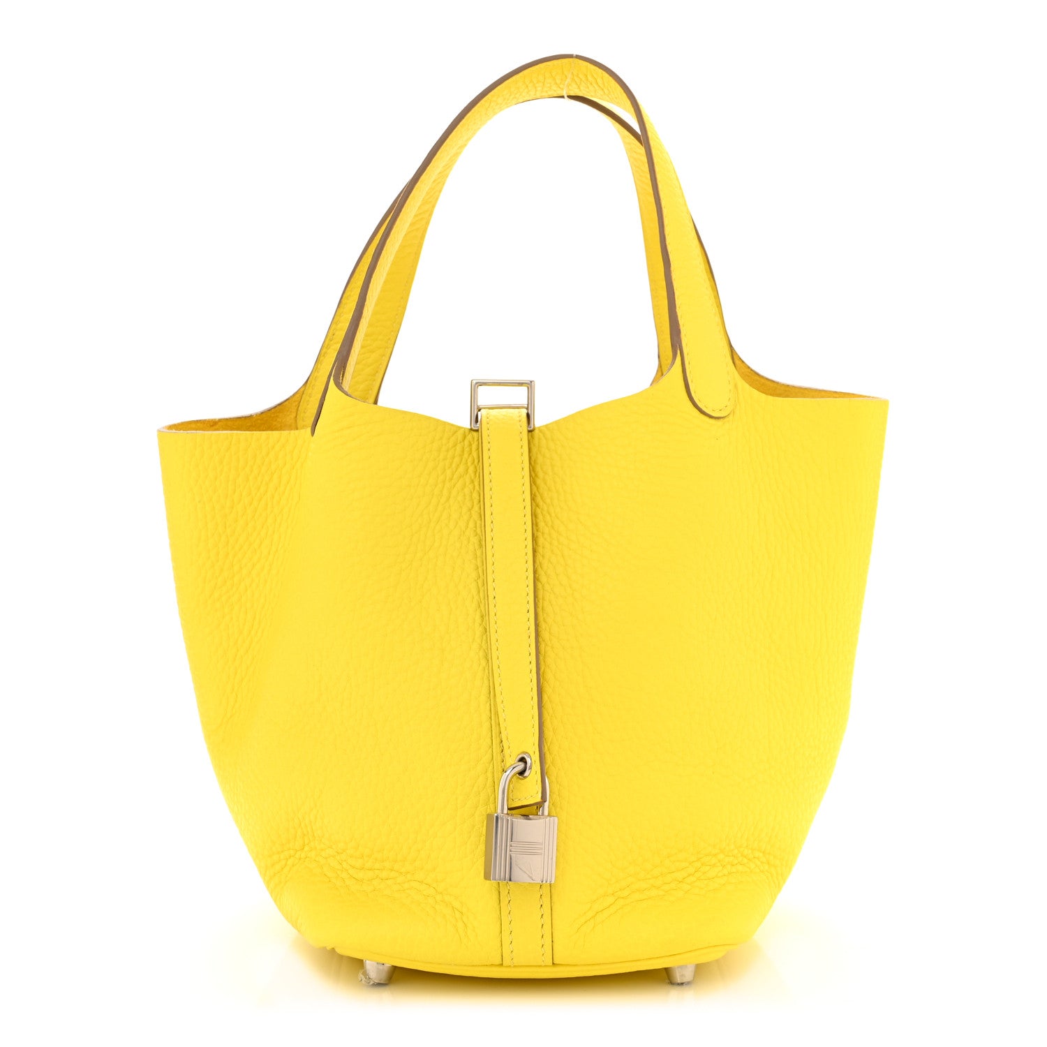 Hermes Taurillon Clemence Picotin Lock 18 PM Lime 1 of 13