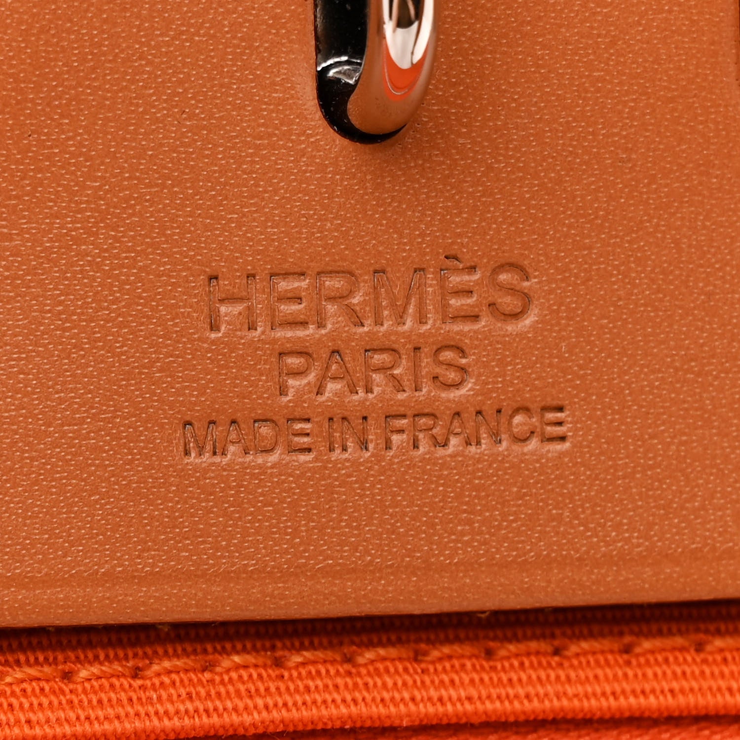 Hermes Toile Vache Hunter Herbag Zip 31 PM Orange 7 of 11