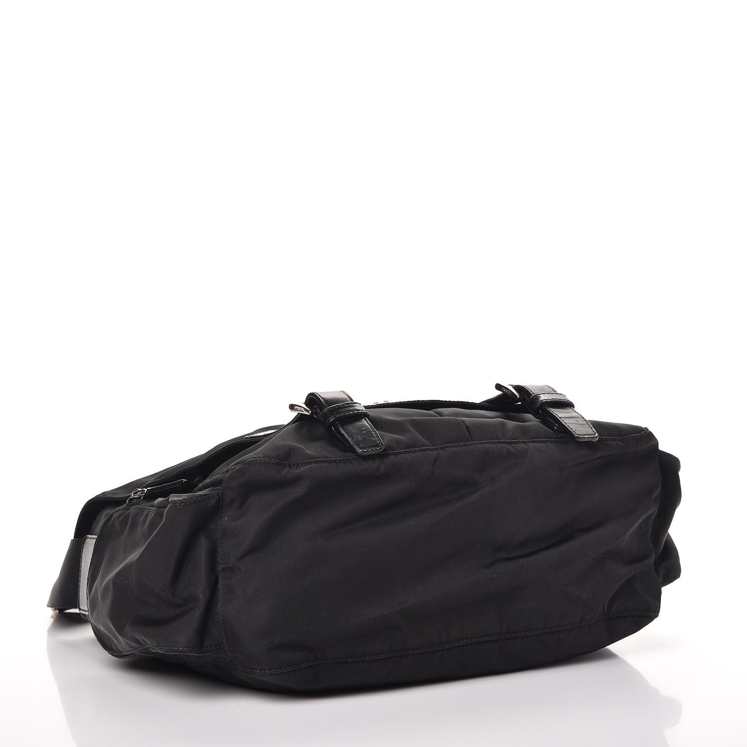 Prada Nylon Vela Messenger Bag Black 5 of 9