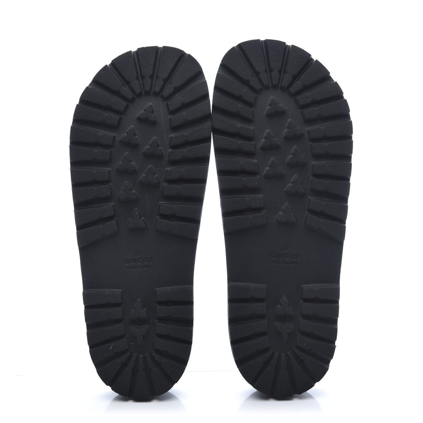Rubber Web Mens Lug Sole Slide Sandals 8 Black Green Red