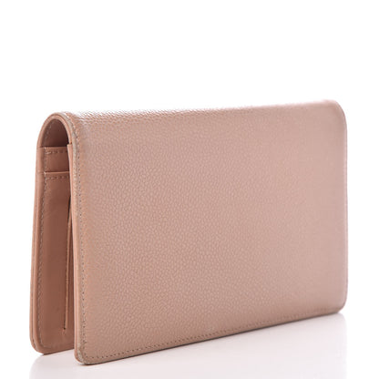 Chanel Caviar Timeless CC Yen Wallet Beige 4 of 18